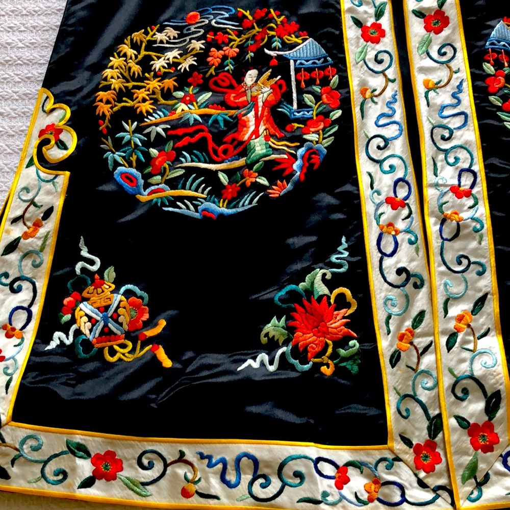Vintage Silk Embroidered Jacket - Picture 4 of 11